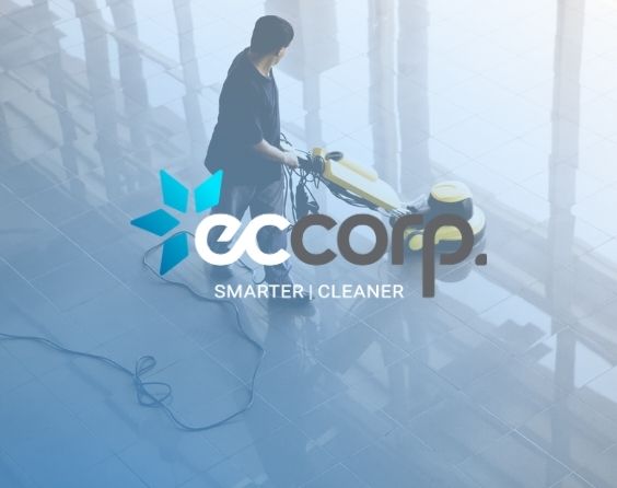 person cleaning floor